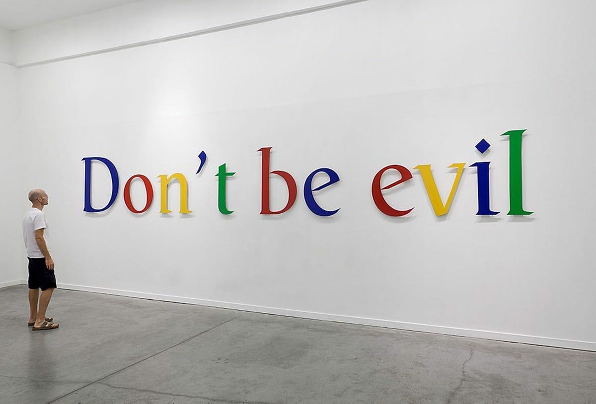 don't be evil